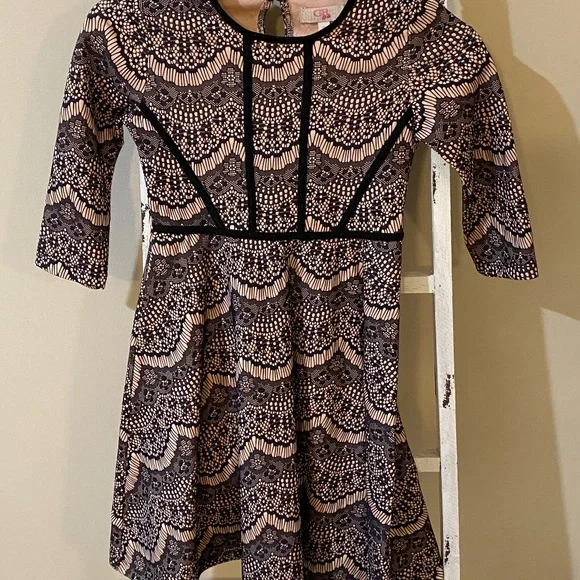 Gianni Bini Dresses | Black and Blush Girls Dress S | Color: Black/Pink | Size: 6g | N2hairnola's Closet